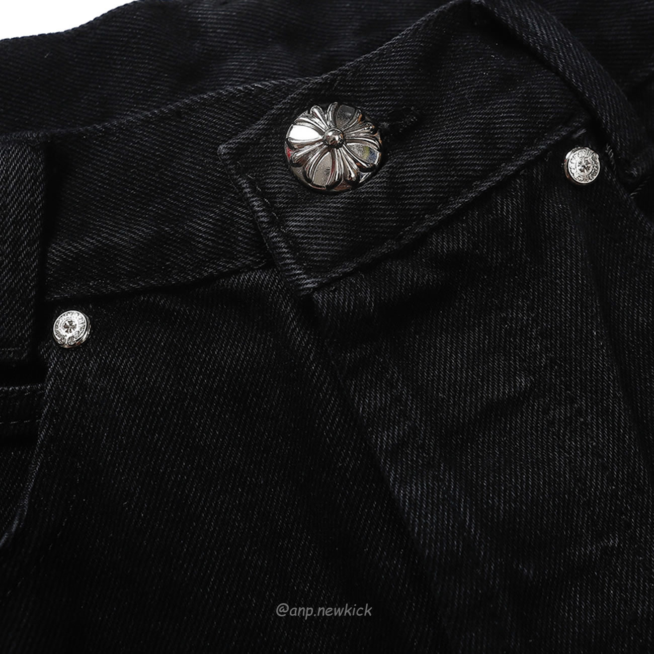 Chrome Hearts Black Cross Jeans (7) - newkick.org